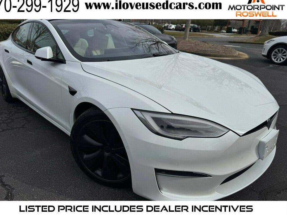 TESLA MODEL S 2021 5YJSA1E56MF439615 image